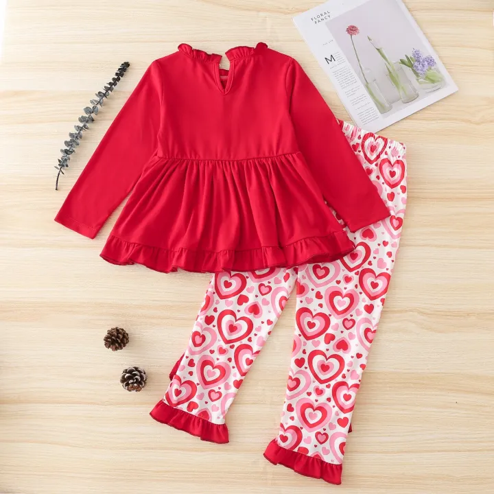 1~6%20Years%20Baby%20Girl%20Spring%20Clothes%20Set%20Love%20Heart%20Xmas%20Long%20Sleeve%20Top%20+Pant%20Outfit%20for%20Kids%20Girl%202t%203t%204t%205t%20New%20Year%20Christmas%20-%20Image%202
