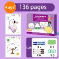 2024 Magical Tracing Workbook Set Children Pen Control Training Practice Copybook for Kids Early Educational Draw Line Card Toy. 
