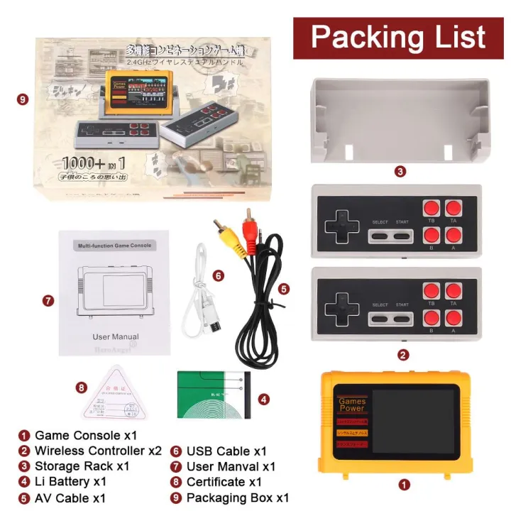K20 Video Game Console Handheld Game Player 3.0inch TFT Screen Built in -Option -K20 Game console-Option -K20 Game console