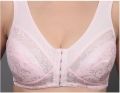 Big bust mother's bra 34 36 38 40 42 44 B C D cup thin cotton Wireless quinquagenarian lingerie front button vest women bra C3-. 
