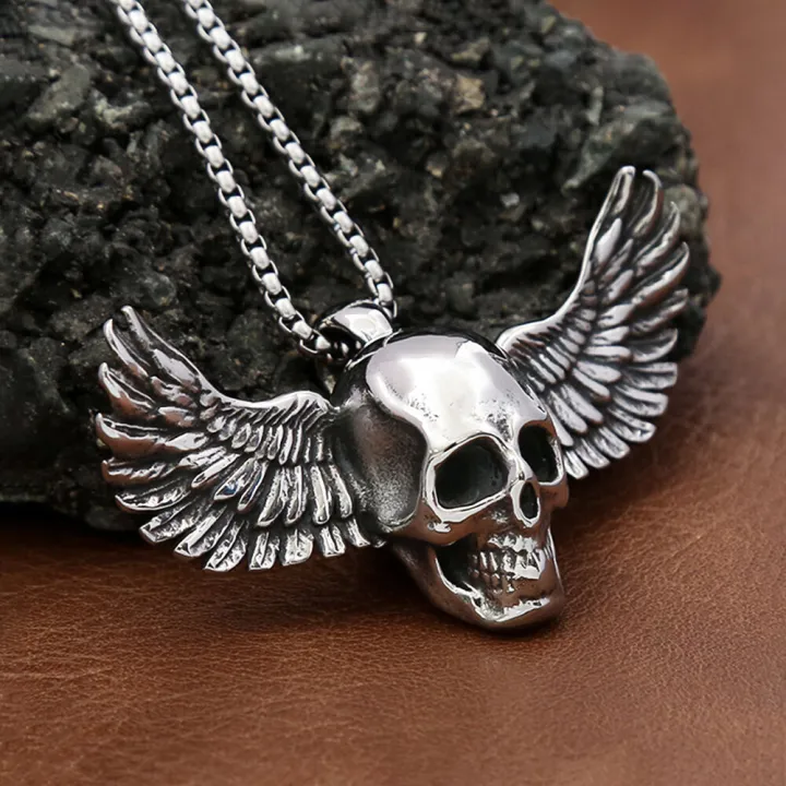 Big%20Size%20Stainless%20Steel%20Fallen%20Angel%20Wings%20Skull%20Pendant%20Necklace%20Men's%20Personality%20Unique%20Fashion%20Party%20Jewelry%20Halloween%20Gift%20-%20Image%203