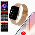 Rose Gold Color Smart Watch Women Men Smartwatch Heart Rate Smart Clock For Android IOS Fitness Tracker Dial Call Answer Call.