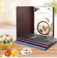 2PCS PU Leather Menu Folder Blank Cover Price List Display Book minghao. 