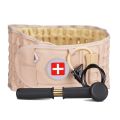 Decompression Back Belt - Lumbar Support Belt for Men & Women Lower Back Pain Relief, Back Traction Device Fits Waist Size 29-49 Inches (Beige).