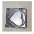 Aluminium Square 8" / Heart 5 "/ Round 7" Shape Cake Mold/ Pudding Mold Full Set. 