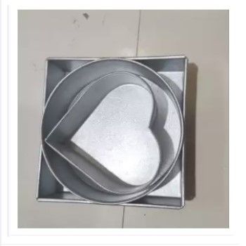 Aluminium Square/ Heart/ Round Shape Cake Mold/ Pudding Mold Full Set