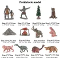 Oenux Montessori Miniature Lion Shark Horse Dinosaur Animals Model Set Action Figures Figurine Zoo Cute Education Kids Toy Gift. 