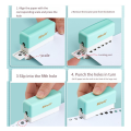 Mini Binding Machine Cinch Machine for A4 30 Holes B5 26 Holes A5 20 Holes 1 Piece. 