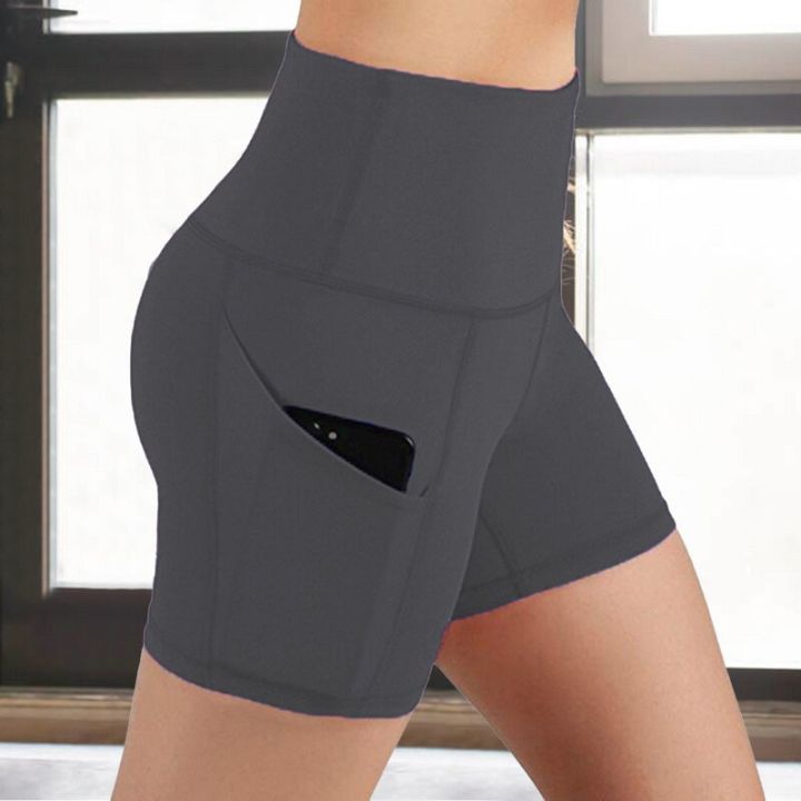 Women%20Gym%20Shorts%20High%20Waist%20Lifting%20Push%20Up%20Tight%20Cycling%20Sports%20Leggings%20+%20Phone%20Pocket%20Jogging%20Running%20Fitness%20Short%20Pant%20-%20Image%206
