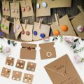 100 Sheets Kraft Paper Tan color Cardstock 8.5 x 11, Goefun 80lb Card Stock Printer Paper for Invitations, Menus, Crafts, DIY Cards. 