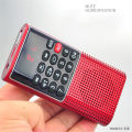【FUPANG】Kebidu L-328 Portable Speaker & Mini Voice Recorder 2 in 1 Function Auto TF Aux Audio Music.