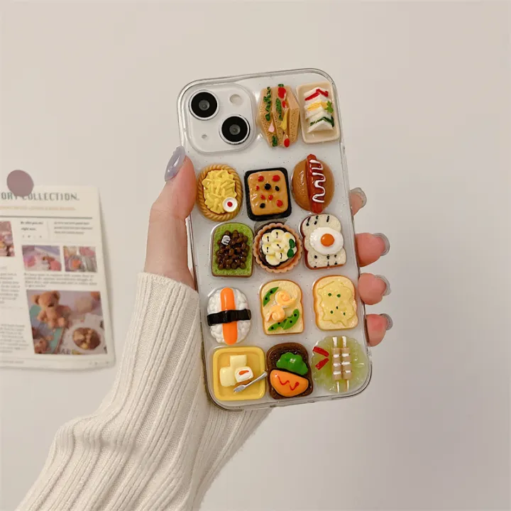 Japanese%203D%20Snack%20Food%20Epoxy%20Phone%20Case%20For%20iPhone%2011%2012%2013%20Prohappy%20Max%20X%20XR%20XS%20Max%207%208%20Plus%20Funny%20Cute%20Clear%20Soft%20Back%20Cover%20Coque%20-%20Image%204