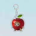 Apple Cat Memes Keychain Banana Cat Popular Schoolbag Mobile Phone Pendant Acrylic Fun Gift For Students Keyring Accessories.