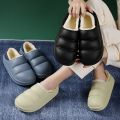 Winter Women Warm Home Slippers Waterproof Non-slip Plush Indoor Slides Woman Comfort Soft Sole Cotton Padded Shoes. 