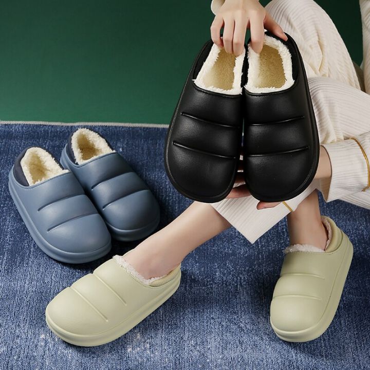 Winter%20Women%20Warm%20Home%20Slippers%20Waterproof%20Non-slip%20Plush%20Indoor%20Slides%20Woman%20Comfort%20Soft%20Sole%20Cotton%20Padded%20Shoes%20-%20Image%204