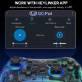 BEBONCOOL Q282 Hall Sensor Gamepad Wireless RGB Pro Controller, Compatible with Nintendo Switch Lite/Switch Oled/PC/iOS/Android. 