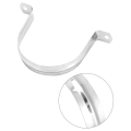 ZOROOM 3Inch Rigid Pipe Strap Clamp,20 Pack Strap-U Bracket Tube Clip,Heavy Duty Stainless Steel Fastener Holder Two Hole Strap. 