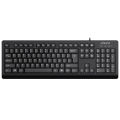 uFound U-70 Wired Business Office Keyboard 106-key USB Powered Keyboard Low Decibel Keys for Home/Office Black. 