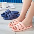Men Bathroom Slippers Women Home Slipper Non-Slip Water Leaky Slippers Summer Beach Flip Flops Comfortable Eva Soft Sole Slides. 