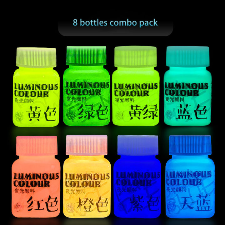 Fluorescent%20Acrylic%20Glow%20In%20The%20Dark%20Paint%20Brightness%20Luminous%20Student%20Hand%20Painted%20DIY%20Textile%20Wall%20Light%20Absorbing%20Pigment%20-%20Image%203