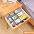 6 / pcs  Pieces Adjustable Drawer Divider Partition Durable Storage Cosmetic Socks Underwear Drawer Clothes Organizer Cabinets. 