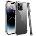 For Apple iPhone 15 / iPhone 15 Plus / iPhone 15 Pro / iPhone 15 Pro Max Luxury Transparent Silicone Protect Back Cover Soft Case. 