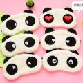 Korean version of cute panda shelter sleeping eye mask cartoon. 