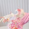 Children's Sneakers 2023 New Stars Green Boys and Girls Casual Shoes Fall Models Pink Fashion Middle and Large Kids Baby Shoes. 