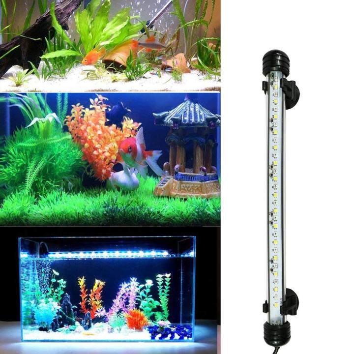 Aquarium Fish Tank Light Multi Color Changing Waterproof Rated Light Fully Submersible Decorative Lamp