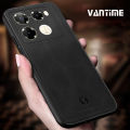 Vantime for Infinix Note 40 Pro 4G 40 Pro+ Plus 5G Case Modern PU Leather Matte Hard Back Case Compatible with Magnetic Holder.