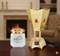 Electric Incense Bakhoor Burner with Ameer Al Oud Mabsoos Bakhoor. 