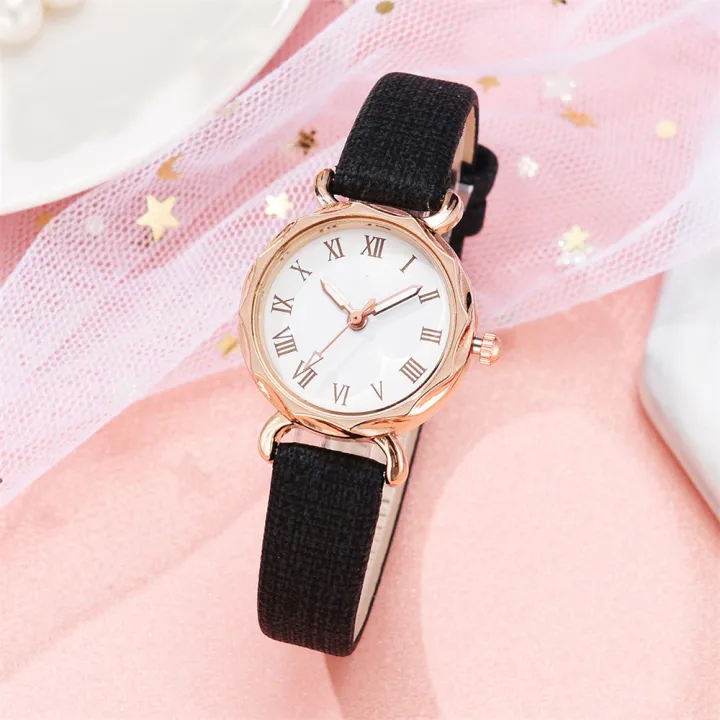 Women's%20Watches%20Bracelets%20Set%20Rome%20Font%20Digital%20Quartz%20Wristwatches%20Girl's%20Gift%20-%20Image%203