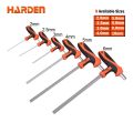 HARDEN 8.0mm T Handle Allen Hex Key (8.0x200mm) Chrome Vanadium Steel spanner set Inner Hexagon Wrench Hand Tool Spanner 540717.