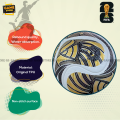 FOOTBALL FIFA World cup - 2026 Sports Match Quality Football is white in color with an Excellent graphics Ball Size 5 Trionda.