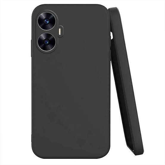For realme c55 / narzo n55 soft selicon back cover