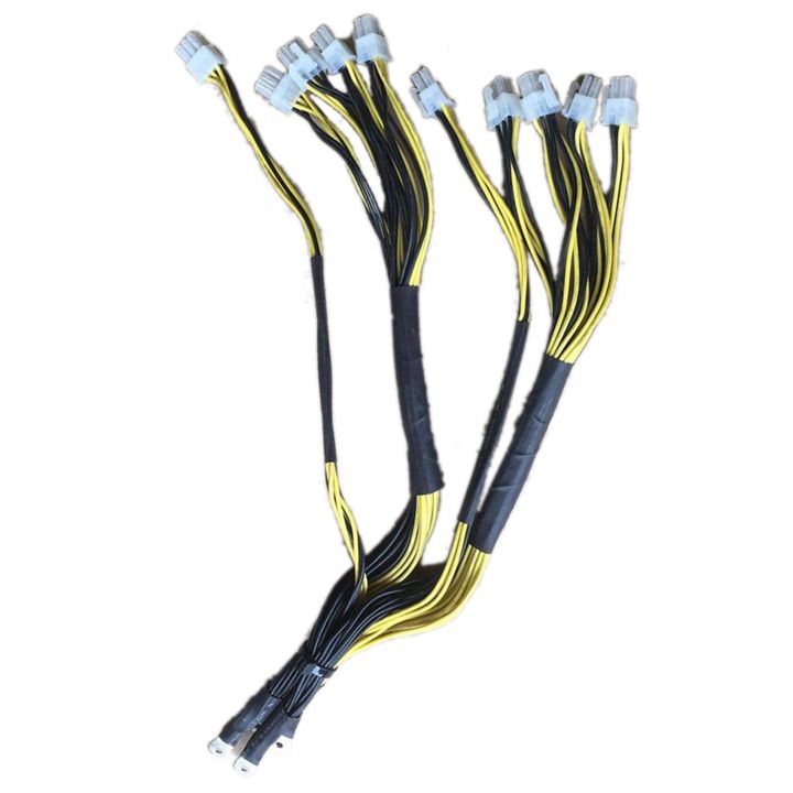 Cavo Di Uscita 6 Pin PCIE Connettore Di Alimentazione 30cm Per Bitmain Antminer - Foto 6