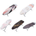 140x50CM Fabric Marbling Ironing Board Cover Protective Press Iron Folding for Ironing Cloth Guard Protect Delicate Garment Easy Fitted 1. 
