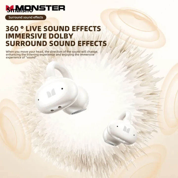 Monster%20AIRSTAR%20M800%20Gaming%20Ear%20Clip%20Earbuds%20Wireless%20Bluetooth%205.4%20Music%20Headphones%20Noise%20Cancelling%20Outdoor%20Sports%20Earphones%20-%20Image%205