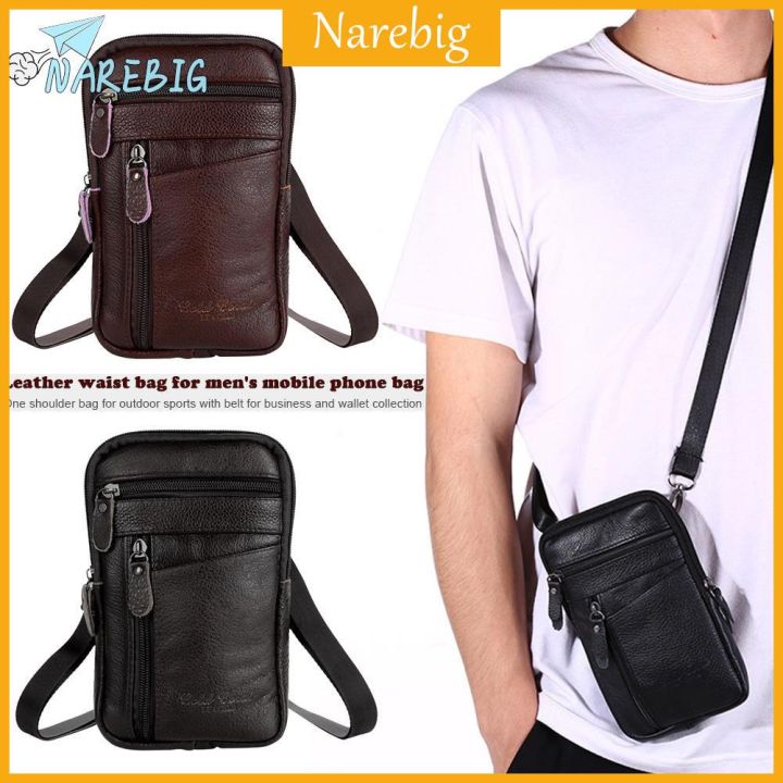 %E2%99%A1NAREBIG%E2%99%A1%20Leather%20Men%20Shoulder%20Bag%20Business%20Casual%20Phone%20Pouch%20Solid%20Color%20Small%20Zipper%20Male%20Travel%20Sports%20-%20Image%202