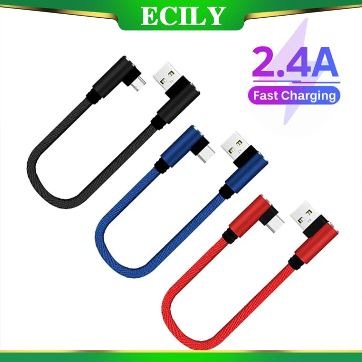 ECILY%2025cm%20USB%20to%20Type%20C%20Short%20Charging%20Cable%20Elbow%2090%20Degree%20USB%20C%20Micro%20USB%20Cable%202.4A%20Fast%20Charging%20Cord%20-%20Image%208