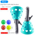 Outdoor Indoor Game Activities For Kids Pop-Pass-Catch Ball Game With 2 Catch Launcher Baskets 4 Balls For Birthday Gifts Summer Beach Sport. 