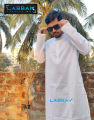 Men's Premium Quality White Arang Panjabi New Collection Panjabi.