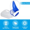 【3C VictoryEagle】Men And Women Urinals With Interface Urinary Devices - white & blue.