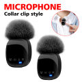 R8 Wireless Lavalier Microphone Portable Audio Video Recording Mini Mic for iPhone Android Live Broadcast Gaming Phone Mic.