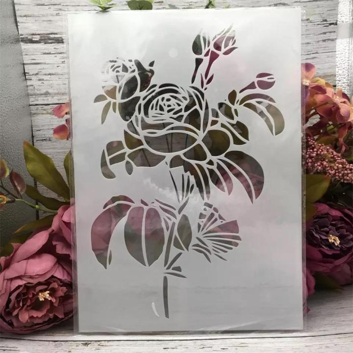 Stencil for Wall & Fashion Painting Template 10 by 8 inch.