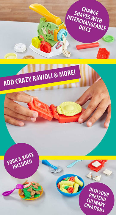 Play-Doh%20Kitchen%20Creations%20Clay%20Dough%20Noodles%20Maker%20Play%20Food%20Set%20for%20Kids%20with%205%20Non-Toxic%20Colors%20-%20Image%2010