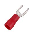 200 Pcs 4mm Fork AWG 22-16 Pre Insulated Terminal Cable Lug. 