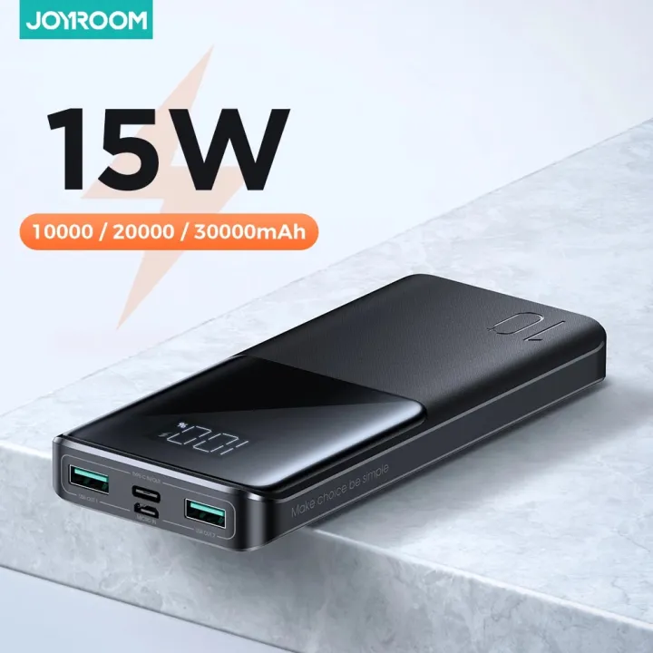 JOYROOM%20JR-T013%2015W%2010000mAh%20Fast%20Charging%20Power%20Bank%20Slim%20Lightweight%20LED%20Display%20External%20Battery%20Charger%20-%20Black%20-%20Image%205
