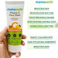 Mamaearth Vitamin C Face Wash with Vitamin C and Turmeric for Skin Illumination - 100ml.