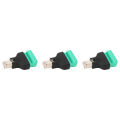 RJ45 Adapter Connector, Perfect Match RJ45 Screw Terminal Adapter 3Pcs  for Network. 